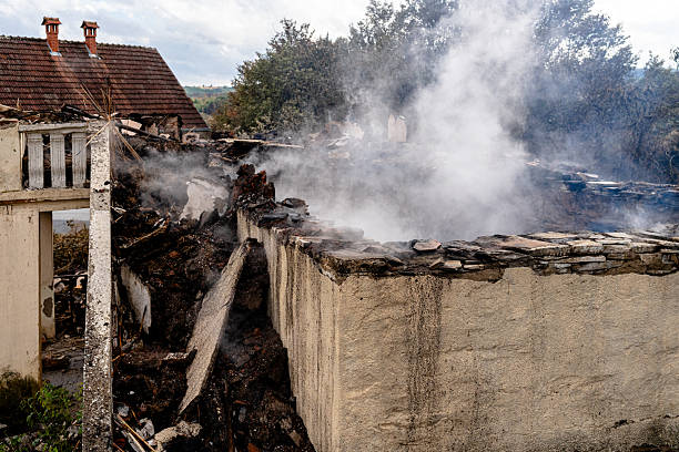 Professional Fire Damage Removal technician working in Mayer, AZ